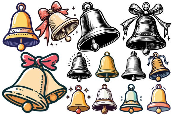 13 X Christmas Bells Bundle: Illustrations Review