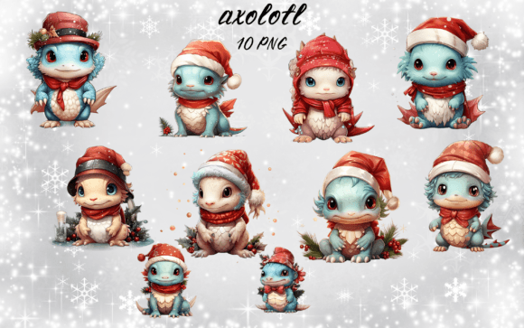 Axolotl Christmas Clipart: A Designer’s Embroidery Review