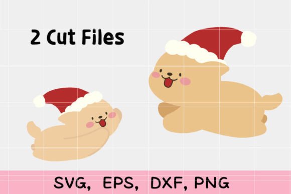 Christmas Dog Svg: Festive Illustrations for Branding