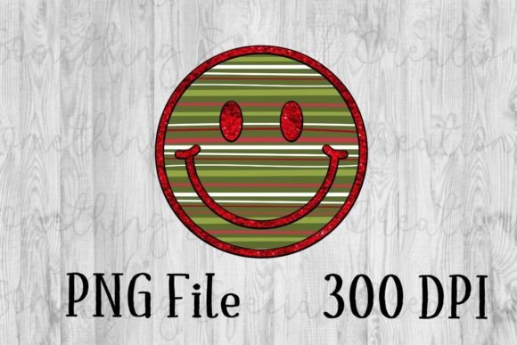 Christmas Stripe Smiley: Festive Illustrations