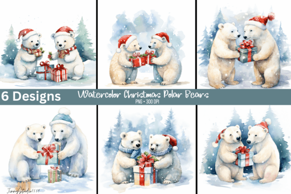 Review: Christmas Polar Bears Background for Embroidery
