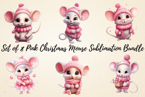 Review: Pink Christmas Mouse Sublimation Bundle