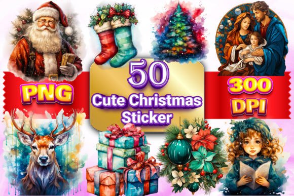 Reviewing Cute Christmas Sticker Clipart for Embroidery