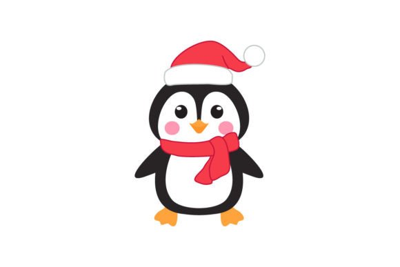 Reviewing the Vector of Cute Penguin in Christmas