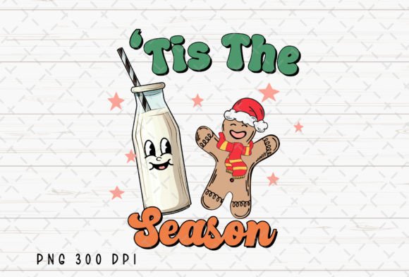 Tis the Season Gingerbread PNG for Illustrations