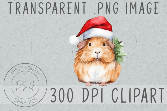 Watercolor Christmas Hamster Illustrations Review